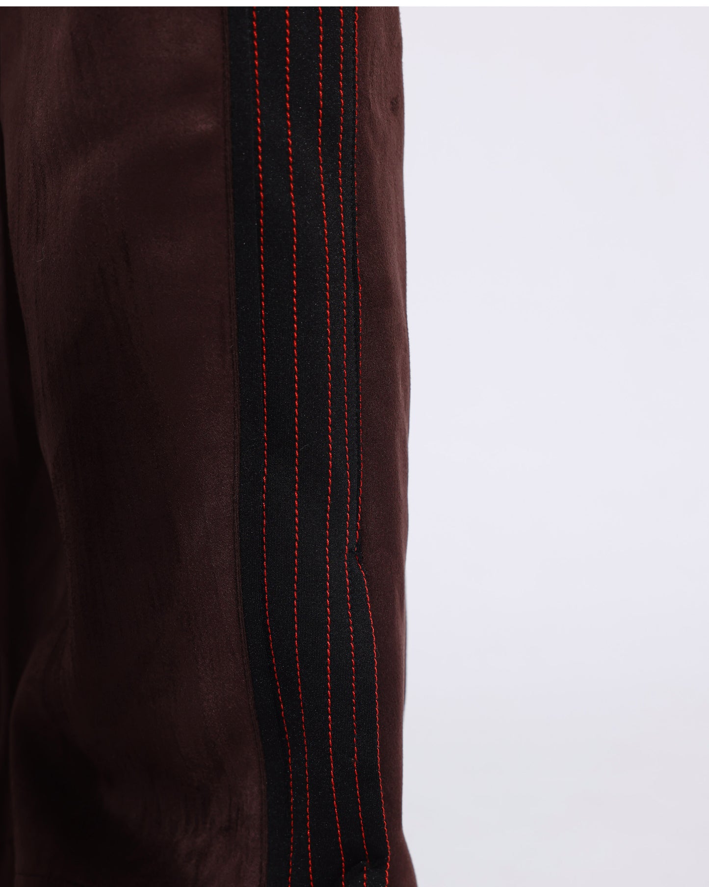 Lined Up Suede Pants