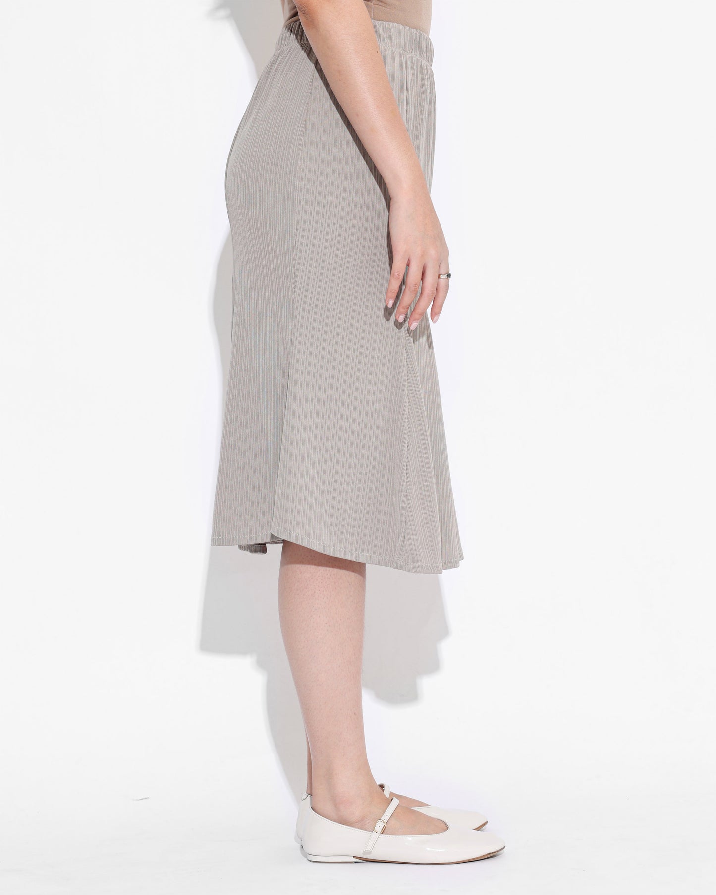 Bell Work Skirt Taupe