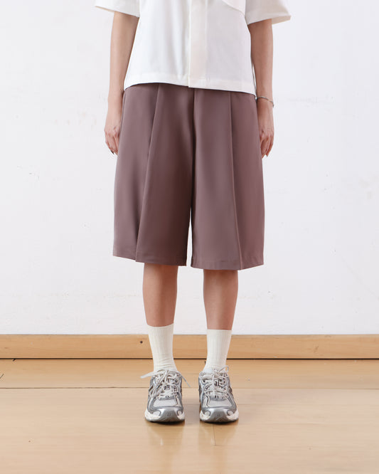 Pleated Work Shorts